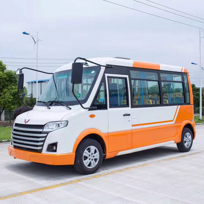 چین وسایل نقلیه نارنجی سفید، وسایل نقلیه برقی، 30 کیلومتر / ساعت، اتوبوس الکتریکی برای پارک تامین کننده