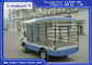 2 صندلی گلف سبز آبی / سفید ADC 48V 5KW وسایل نقلیه برقی با جعبه بار تامین کننده
