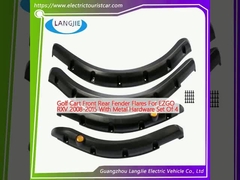گلف کارت جلو عقب فندر فلار برای EZGO RXV 2008-2015 با سخت افزار فلزی مجموعه از 4