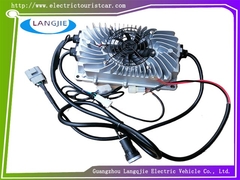 گلف کارت HXHF-7215MCW-V1.5 72V باتری ماشین مارشال شارژر هوشمند لوازم جانبی