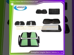 فروش داغ PU چرم جلو و عقب گلف کارت باشگاه اتومبیل جنرال موتورز صندلی پوشش چرم پوشش