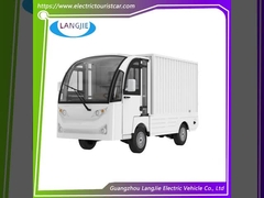 2 مسافر 48 ولت کالسکه برقی با موتور AC و جعبه بار با سرعت پایین