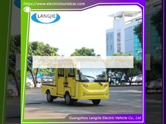 5 صندلی آبی Eco Friendly الکتریکی کامیون باربری فرکانس بالا شارژر برای پارک