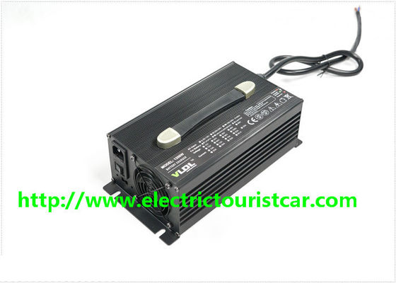 قیمت خوب شارژر باتری چرمی کلاسیک سیاه 48V 25A 260 * 150 * 90 میلی متر آنلاین