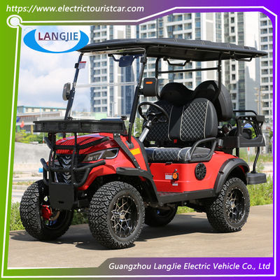 کیفیت  4 Wheel Electric Golf Cart 4 Seats Resort Car AC Motor Electric Car Tour for Hotel کارخانه