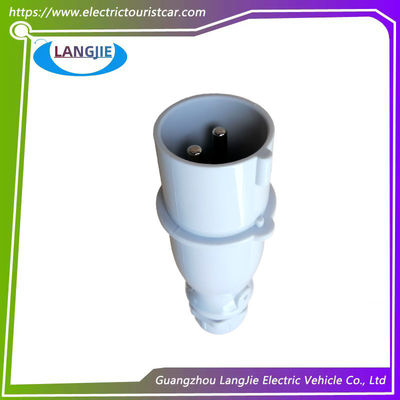قیمت خوب اتصال دهنده برق پلاگین استاندارد Y-20 013A-6 IP44 2P برای گلف کارت مارشال و اتوبوس تور آنلاین