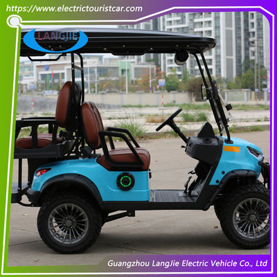 قیمت خوب ماشين گلف برقي 4 چرخ 4 صندلي موتور AC باتري خشک 48 ولت آنلاین