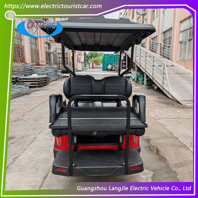 قیمت خوب 4 صندلی اتومبیل توریستی الکتریکی 5KW موتور AC 80km Range عملکرد بالا و پایدار برای زمین های گلف و استراحتگاه ها آنلاین
