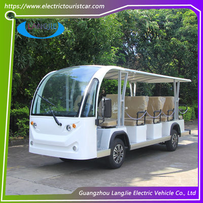 قیمت خوب چهار چرخ 14 صندلی اتومبیل 72 ولت 7.5 کیلو وات موتور AC برای پارک آنلاین