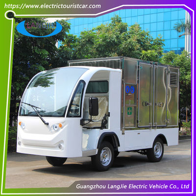 قیمت خوب 5KW موتور قدرتمند راننده دست چپ کارتن چمدان برقی 2 صندلی کارتن برقی با سقف آنلاین