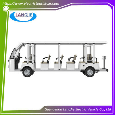 قیمت خوب 17 صندلی اتومبیل الکتریکی تور موتور AC 72V زمان شارژ 8 ~ 10h برای اجاره اتومبیل توریستی آنلاین