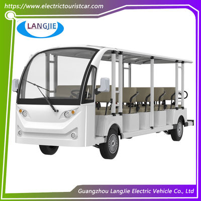 قیمت خوب 17 فرد 72 ولت موتور AC 4 چرخ وسایل نقلیه توریستی الکتریکی برای خیابان پیاده روی شهر آنلاین