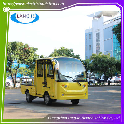 قیمت خوب 5 صندلی آبی Eco Friendly الکتریکی کامیون باربری فرکانس بالا شارژر برای پارک آنلاین