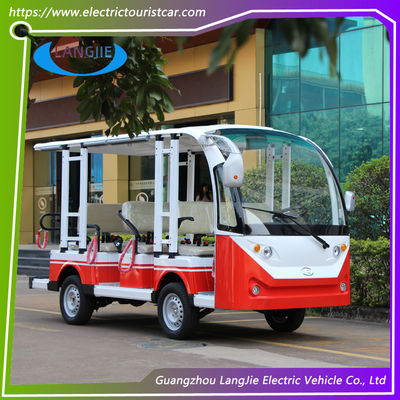 قیمت خوب ماشین توریستی برقی 11 نفره با قابلیت بالا رفتن 20% و جعبه کمک‌های اولیه برای فرودگاه آنلاین