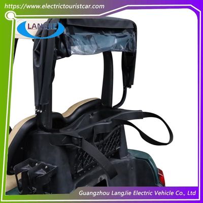 قیمت خوب EZGO چهار چرخ گلف کارت سیاه PVC پوشش باران تاشو آنلاین