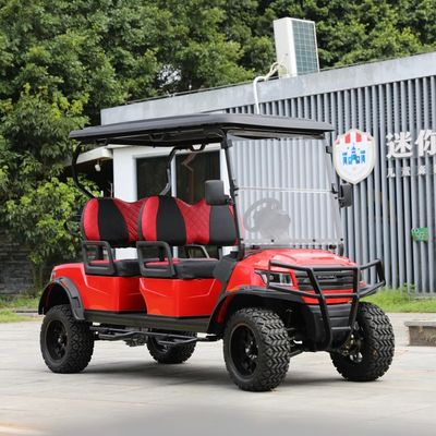 قیمت خوب 48V 4 Seater Electric Golf Cart With 20-30 Km/H Speed And Lead-Acid Battery For Golf Courses آنلاین