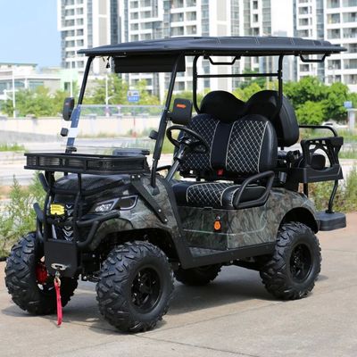 قیمت خوب 4-Seat Electric Golf Cart With 14-Inch Off-Road Tires Q235 High-Strength Chassis And 10-Inch Multimedia Screen آنلاین