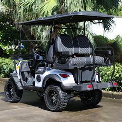 قیمت خوب Electric Golf Cart with 14-inch Off-road Tires Q235 High-strength Chassis and 10-inch Multimedia Display آنلاین