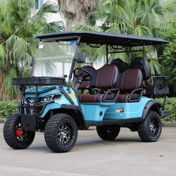 قیمت خوب Luxury 6 Seater Electric Golf Cart with 72V/48V Lithium Battery 40km/h Max Speed and 80km Range آنلاین