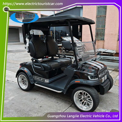 قیمت خوب 2 Seaters Electric Golf Cart with Power-Assisted Steering Double Swing Arm Suspension and Foldable Windshield آنلاین