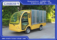 2 Passengers Golf Food Cart  Loading 900kgs / Electric Freight Car With Door