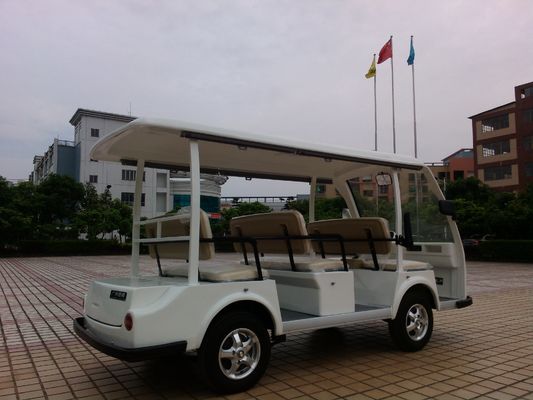 ماشین الکتریکی شاتل ضد آب برای 8 سیستم AC مسافری با ظرفیت خوب