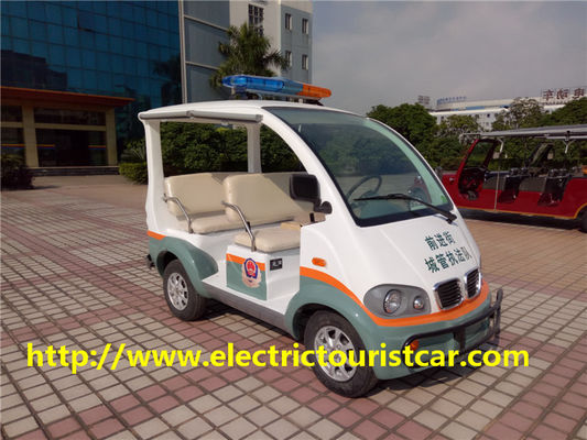 الکتریک گشت زنی ماشین / چرخ دستی های گلف چهار مسافر نرم صندلی 48V / 3KW DC موتور برای فرودگاه / مدرسه