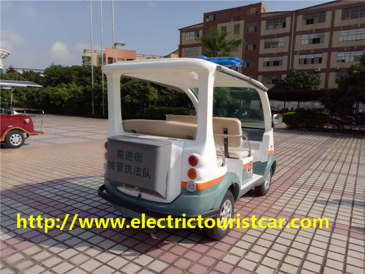 الکتریک گشت زنی ماشین / چرخ دستی های گلف چهار مسافر نرم صندلی 48V / 3KW DC موتور برای فرودگاه / مدرسه