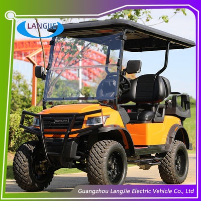 AC Motor Electric Club Car 4 Seater Golf Cart با 30 درصد توانایی صعود با باتری کار می کند