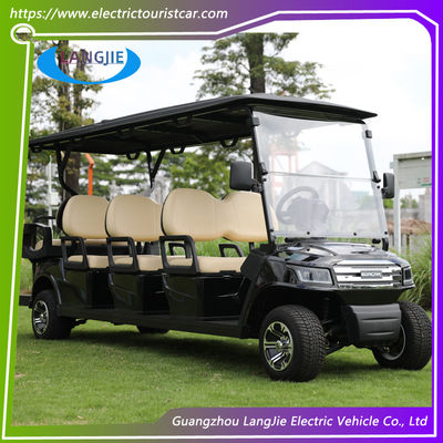 OEM 8 صندلی ماشین گلف الکتریکی بدون تعمیر و نگهداری باتری AC Motor Golf Buggy برای فرودگاه