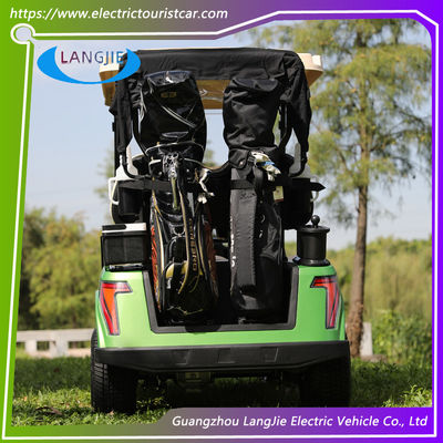 2 صندلی ماشین گلف الکتریکی AC Motor بدون تعمیر و نگهداری باتری کلوپ ماشین برای زمین گلف