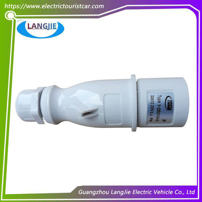 پلاگین شارژ ماشین گلف Y-20 013A-6 IP44 2P برای ماشین های گلف مارشال و اتوبوس های تور