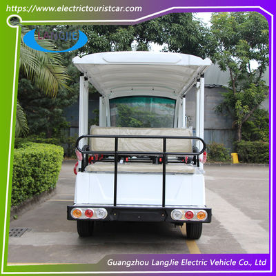 14 صندلی اتومبیل های الکتریکی کم سرعت AC 72V 7.5KW 4 چرخ اتومبیل گلف الکتریکی