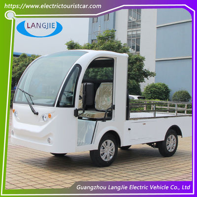 اتومبیل تحویل برق دو صندلی سفید AC 48V وسایل نقلیه الکتریکی برای کارخانه