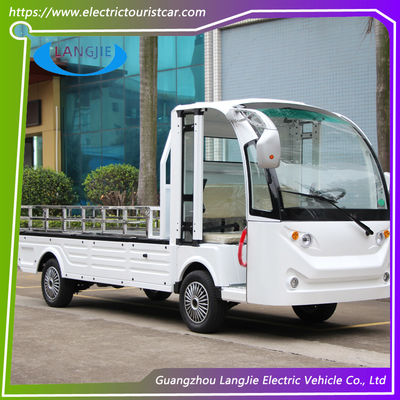72V 7.5KW AC Motor Electric Luggage Cart With Cargo Box And 2 Seater Golf Cart سفید برای هتل
