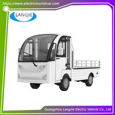 کالسکه گلف دو نفره سفید AC 48V 5KW کالسکه های الکتریکی با جعبه بار