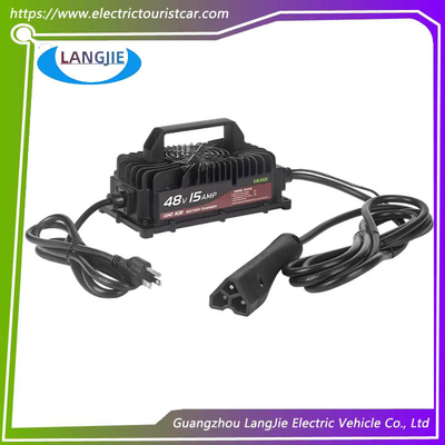 قیمت خوب شارژر هوشمند باتری اسید سرب گلف کارت EZGO RXV با دوشاخه مثلثی، 48 ولت 15 آمپر 105 آمپر ساعت آنلاین