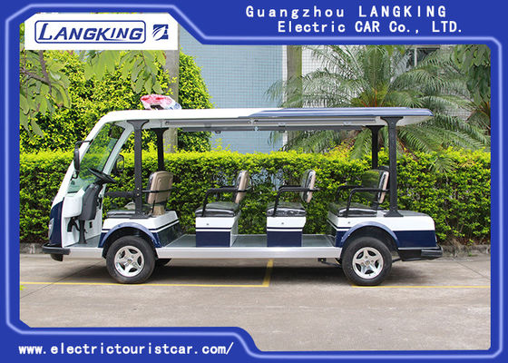 11 Seaters Village Electric ماشین شاتل 72V / 5KW با نور بزرگ در بالا Y113B